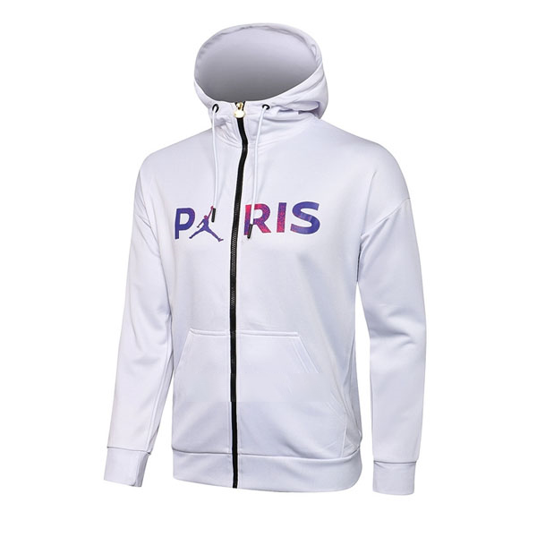 Chaqueta con Capucha Paris Saint Germain 2021-2022 Blanco